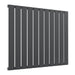 Reina Designer Flat Horizontal Mild Steel Radiator - Unbeatable Bathrooms