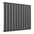 Reina Designer Flat Horizontal Mild Steel Radiator - Unbeatable Bathrooms