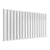 Reina Designer Flat Horizontal Mild Steel Radiator - Unbeatable Bathrooms