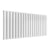 Reina Designer Flat Horizontal Mild Steel Radiator - Unbeatable Bathrooms