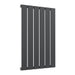 Reina Designer Flat Horizontal Mild Steel Radiator - Unbeatable Bathrooms