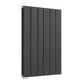 Reina Designer Flat Horizontal Mild Steel Radiator - Unbeatable Bathrooms