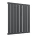 Reina Designer Flat Horizontal Mild Steel Radiator - Unbeatable Bathrooms