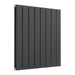 Reina Designer Flat Horizontal Mild Steel Radiator - Unbeatable Bathrooms