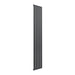 Reina Designer Flat Vertical Single Mild Steel Radiator - Unbeatable Bathrooms