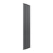 Reina Designer Flat Vertical Single Mild Steel Radiator - Unbeatable Bathrooms