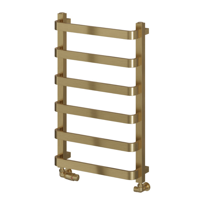 Reina Designer Flora Mild Steel Towel Rail - Unbeatable Bathrooms