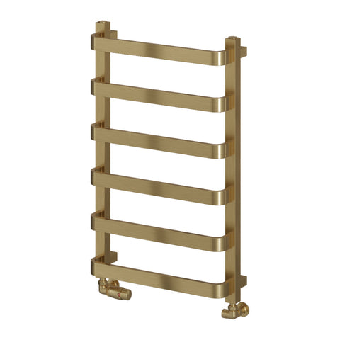 Reina Designer Flora Mild Steel Towel Rail - Unbeatable Bathrooms