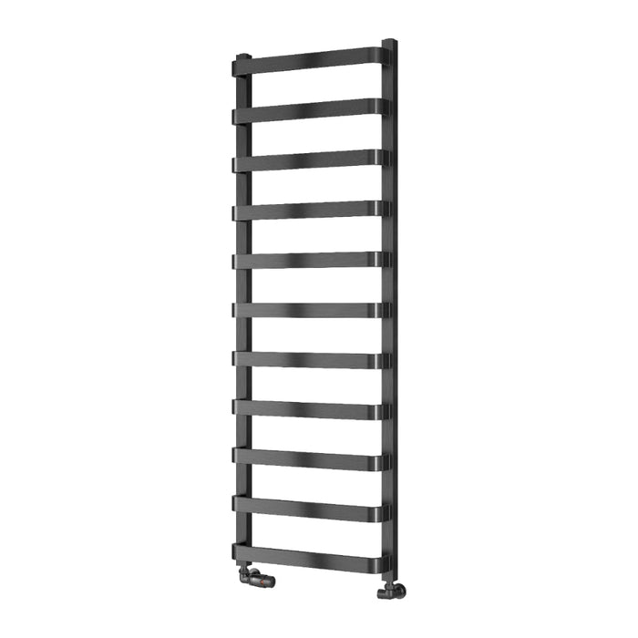 Reina Designer Flora Mild Steel Towel Rail - Unbeatable Bathrooms