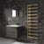 Reina Designer Florina Mild Steel Towel Rail - Unbeatable Bathrooms