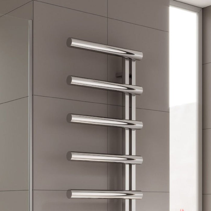 Reina Designer Grosso Stainless Steel Towel Rail - Unbeatable Bathrooms