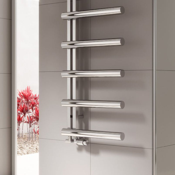 Reina Designer Grosso Stainless Steel Towel Rail - Unbeatable Bathrooms