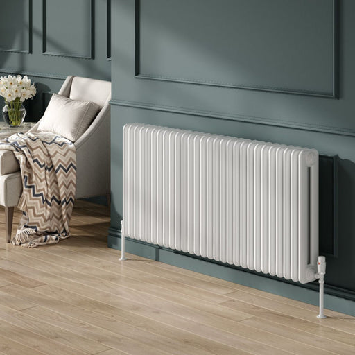 Reina Designer Hedingham Horizontal Mild Steel Radiator - Unbeatable Bathrooms