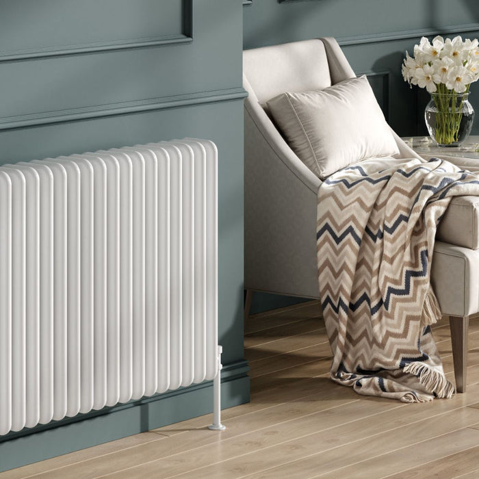 Reina Designer Hedingham Horizontal Mild Steel Radiator - Unbeatable Bathrooms