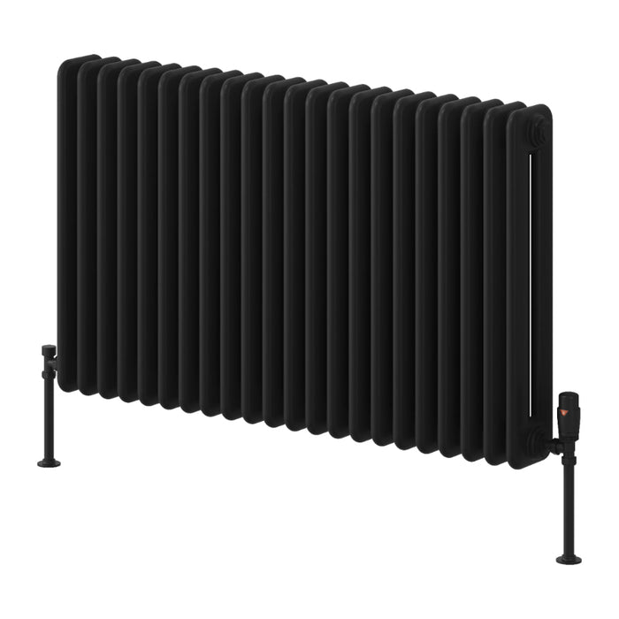 Reina Designer Hedingham Horizontal Mild Steel Radiator - Unbeatable Bathrooms