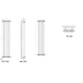 Reina Designer Hedingham Vertical Mild Steel Radiator - Unbeatable Bathrooms