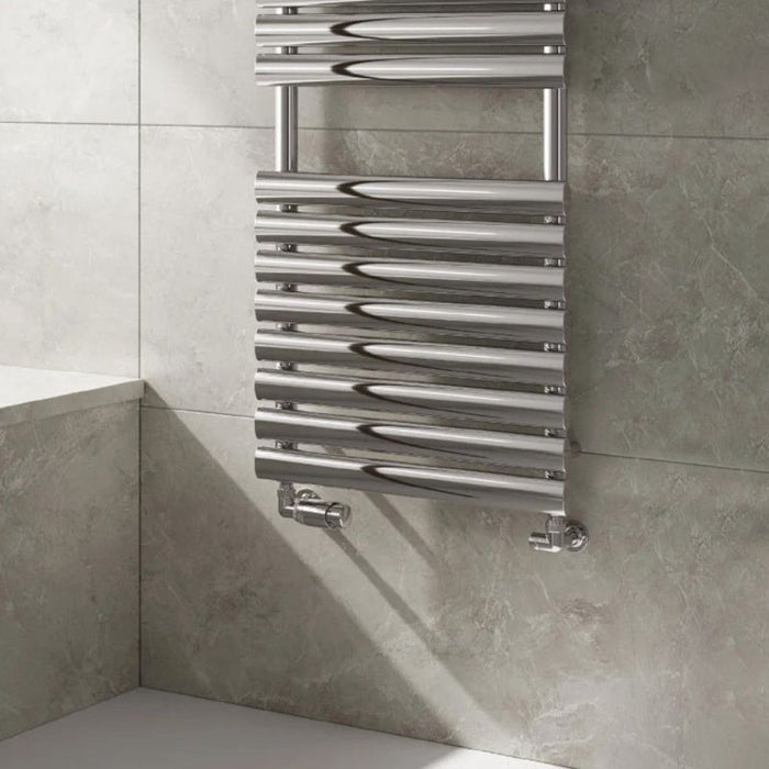 Reina Designer Helin Stainless Steel Towel Rail - Unbeatable Bathrooms