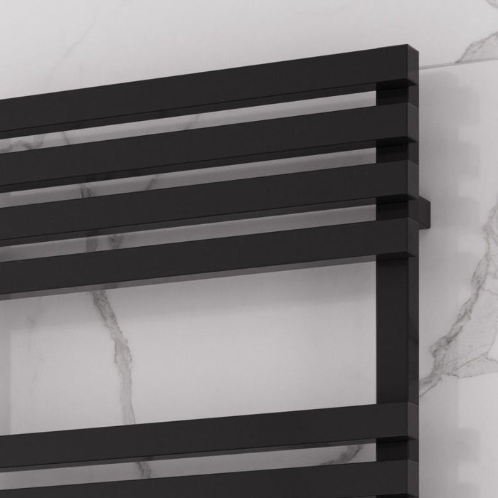 Reina Designer Kale Mild Steel Towel Rail - Unbeatable Bathrooms