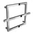 Reina Designer Lago 1 Mild Steel Towel Rail - Unbeatable Bathrooms