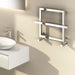 Reina Designer Lago 1 Mild Steel Towel Rail - Unbeatable Bathrooms