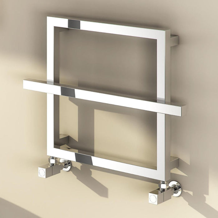 Reina Designer Lago 1 Mild Steel Towel Rail - Unbeatable Bathrooms