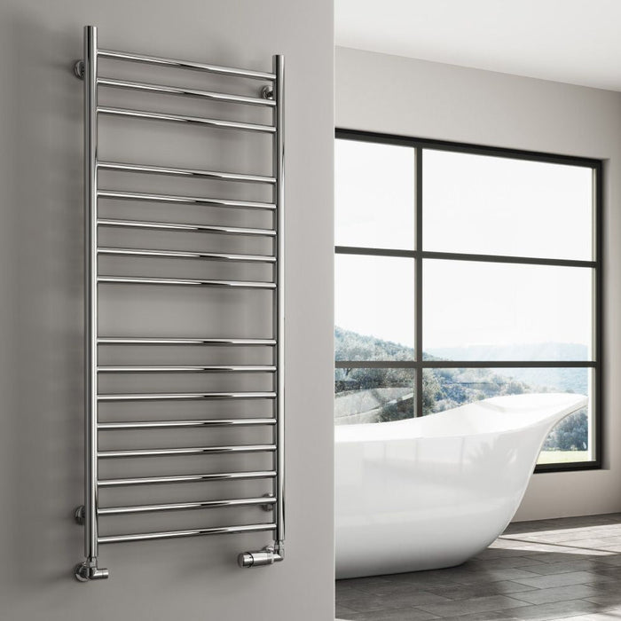 Reina Designer Luna Stainless Steel Towel Rail - Unbeatable Bathrooms