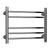 Reina Designer Luna Stainless Steel Towel Rail - Unbeatable Bathrooms