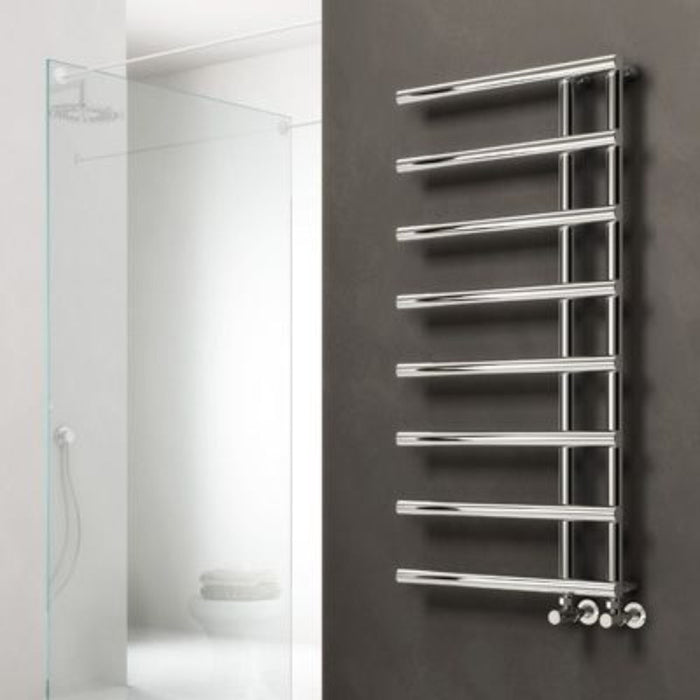 Reina Designer Matera Mild Steel Towel Rail - Unbeatable Bathrooms