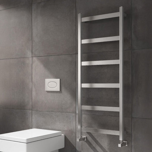 Reina Designer Mina Stainless Steel Towel Rail - Unbeatable Bathrooms