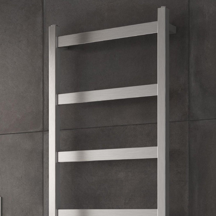 Reina Designer Mina Stainless Steel Towel Rail - Unbeatable Bathrooms