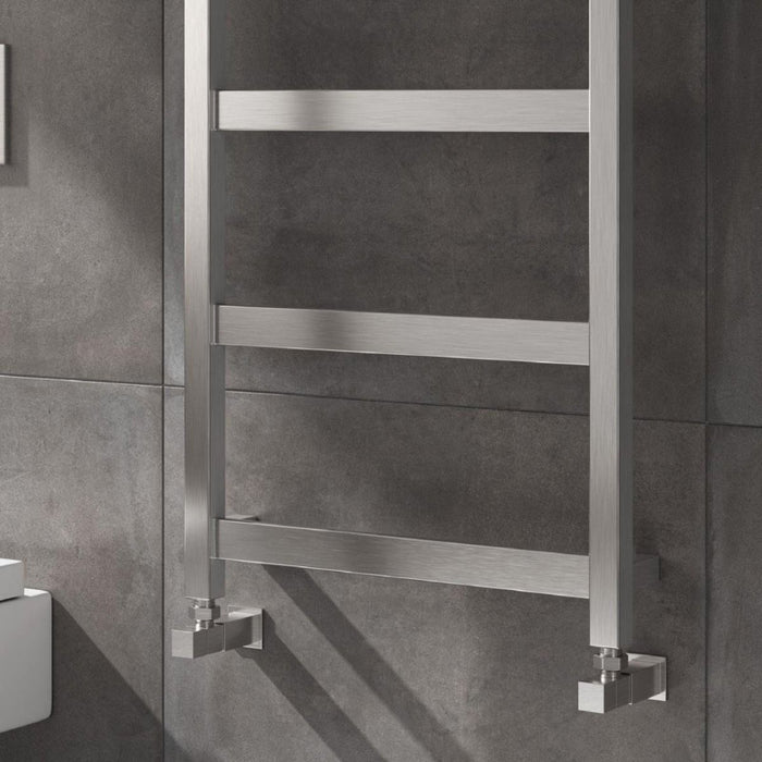Reina Designer Mina Stainless Steel Towel Rail - Unbeatable Bathrooms