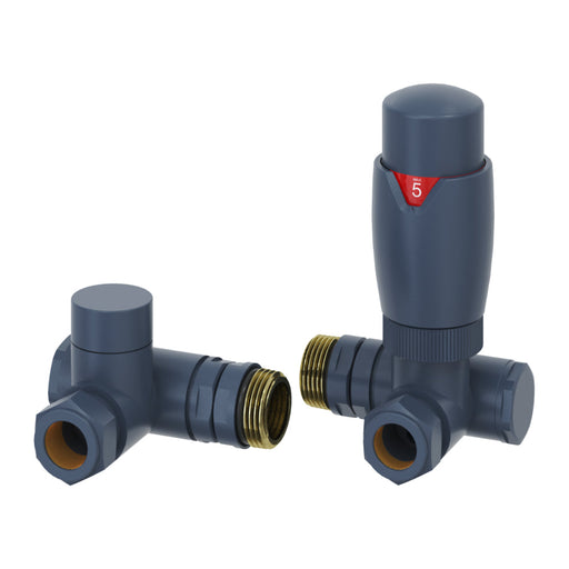 Reina Designer Modal TRV Dual Fuel Corner Valves - Unbeatable Bathrooms