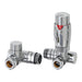 Reina Designer Modal TRV Dual Fuel Corner Valves - Unbeatable Bathrooms