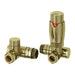 Reina Designer Modal TRV Dual Fuel Corner Valves - Unbeatable Bathrooms