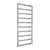 Reina Designer Nardo Mild Steel Towel Rail - Unbeatable Bathrooms