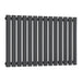 Reina Designer Neva Horizontal Mild Steel Radiator - Unbeatable Bathrooms