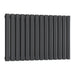 Reina Designer Neva Horizontal Mild Steel Radiator - Unbeatable Bathrooms
