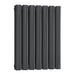 Reina Designer Neva Horizontal Mild Steel Radiator - Unbeatable Bathrooms