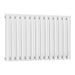 Reina Designer Neva Horizontal Mild Steel Radiator - Unbeatable Bathrooms