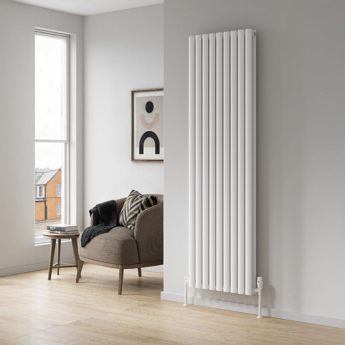 Reina Designer Neva Vertical Mild Steel Radiator - Unbeatable Bathrooms