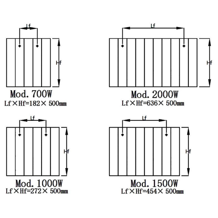 Reina Designer Nika Horizontal Aluminium Radiator - Unbeatable Bathrooms