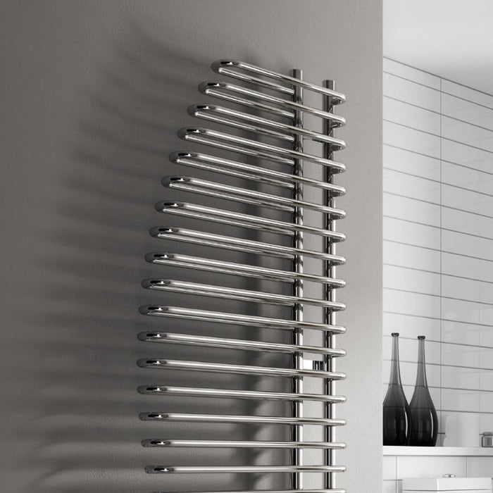 Reina Designer Nola Mild Steel Towel Rail - Unbeatable Bathrooms