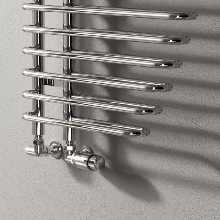 Reina Designer Nola Mild Steel Towel Rail - Unbeatable Bathrooms
