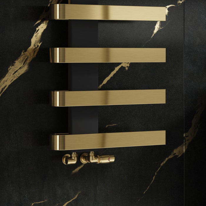 Reina Designer Panaro Mild Steel Towel Rail - Unbeatable Bathrooms