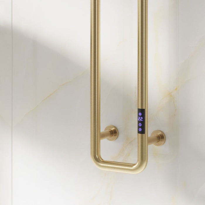 Reina Designer Pelmo Stainless Steel Towel Rail - Unbeatable Bathrooms