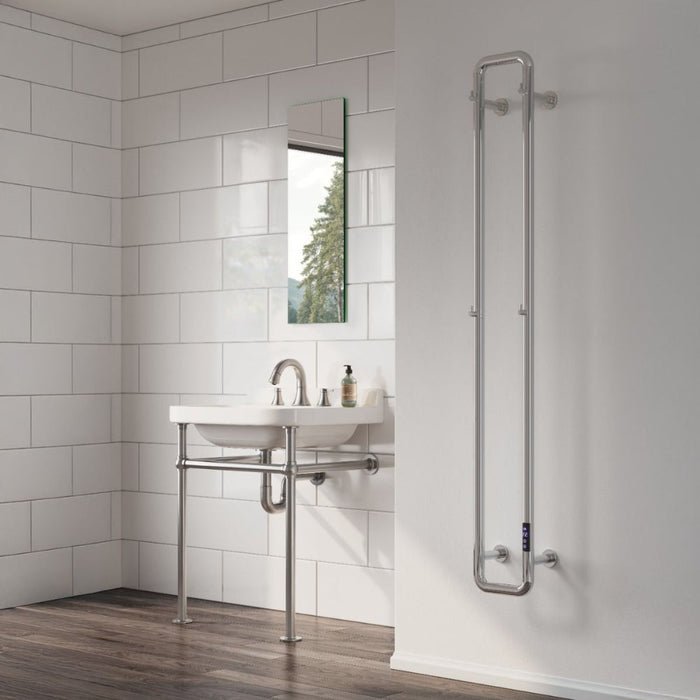 Reina Designer Pelmo Stainless Steel Towel Rail - Unbeatable Bathrooms