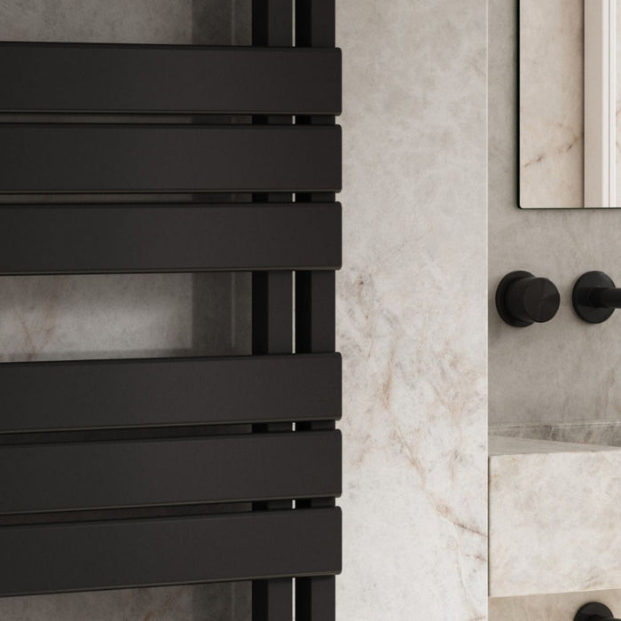 Reina Designer Pettino Mild Steel Towel Rail - Unbeatable Bathrooms