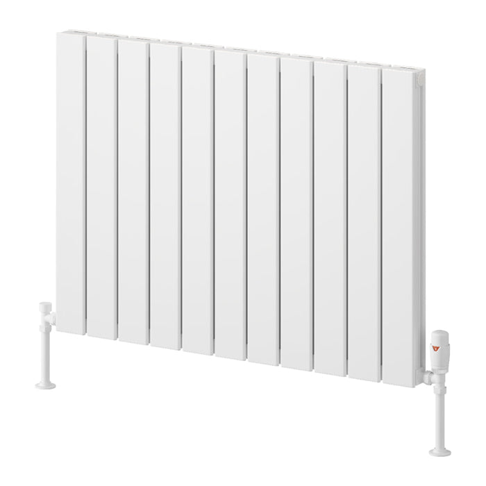 Reina Designer Piatto Horizontal Aluminium Radiator - Unbeatable Bathrooms