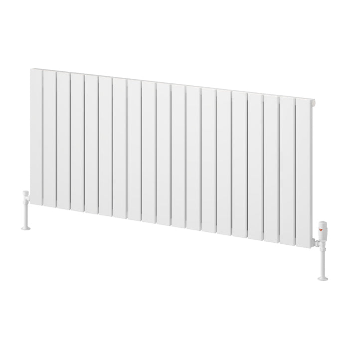 Reina Designer Piatto Horizontal Aluminium Radiator - Unbeatable Bathrooms