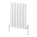 Reina Designer Piatto Horizontal Aluminium Radiator - Unbeatable Bathrooms